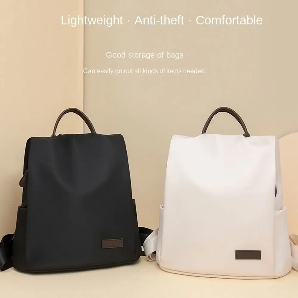 Противоугонный рюкзак из ткани Оксфорд, однотонный дорожный рюкзак большой емкости, легкая водонепроницаемая сумка для женщин и девочек
Противоугонный рюкзак из ткани Оксфорд, однотонный дорожный рюкзак большой емкости, легкая водонепроницаемая сумка для женщин и девочек