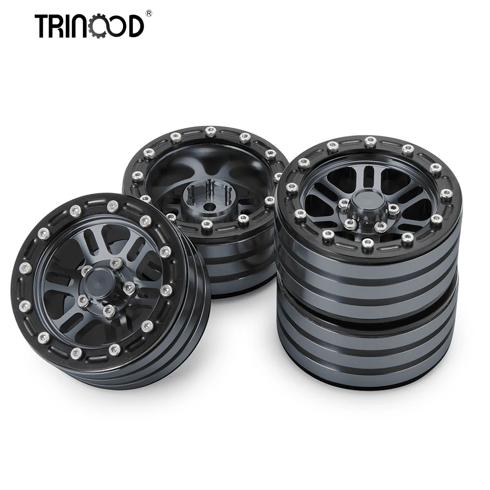 TRINOOD 4PCS 1.9 Alloy Beadlock Wheel Rims for 1/10 RC Crawler Axial SCX10 CC01 D110 D90 TRX-4
TRINOOD 4PCS 1.9 Alloy Beadlock Wheel Rims for 1/10 RC Crawler Axial SCX10 CC01 D110 D90 TRX-4