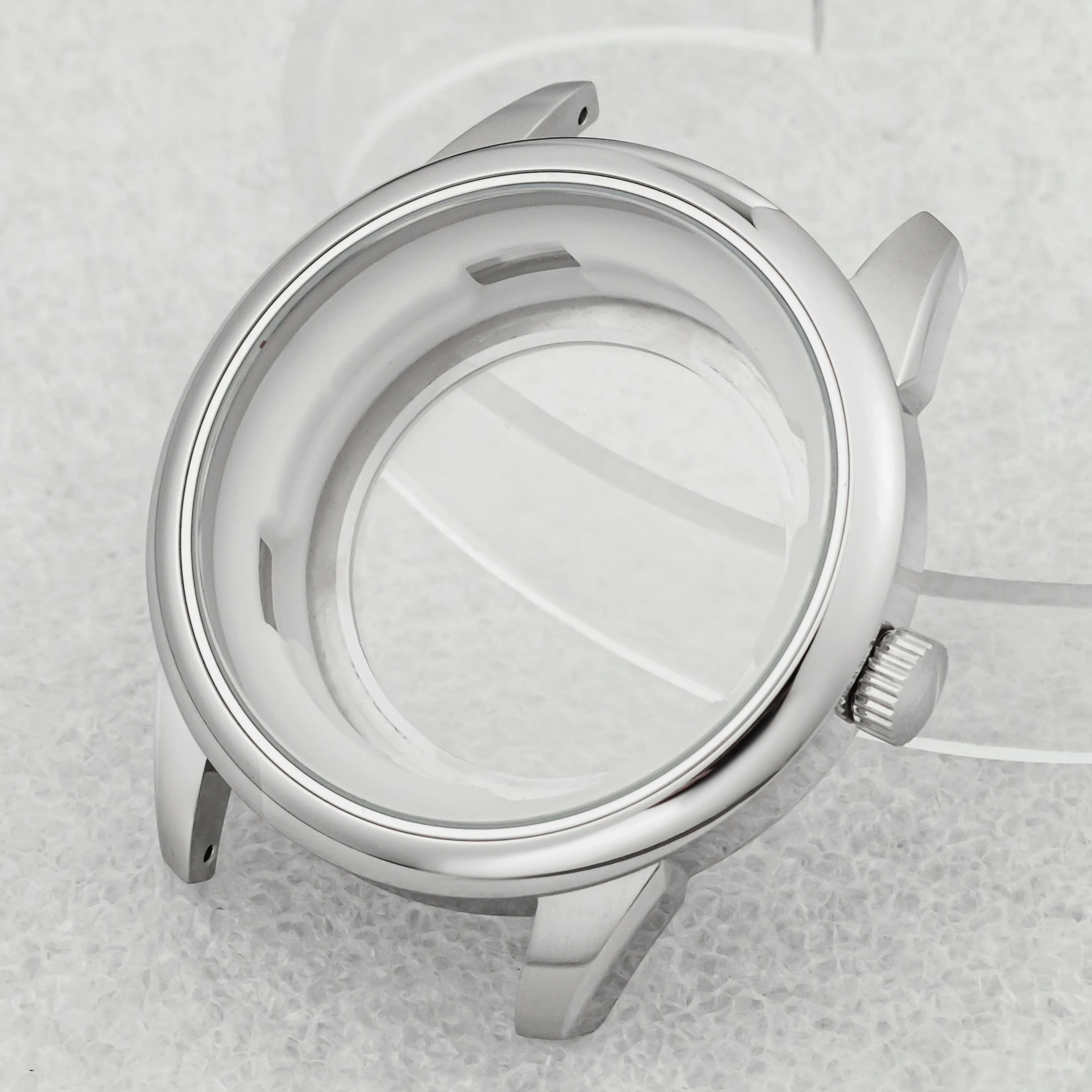42.7mm Stainless Steel Watch Case simple 5ATM Waterproof for Mark XX fit NH35 automatic Movement Transparent Bottom mod parts
42.7mm Stainless Steel Watch Case simple 5ATM Waterproof for Mark XX fit NH35 automatic Movement Transparent Bottom mod parts