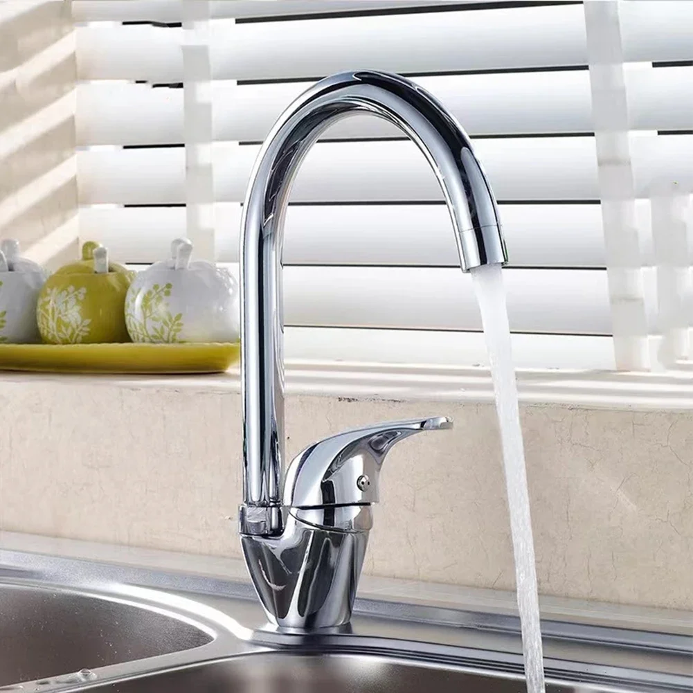 Modern Chrome Kitchen Sink Faucet Single Lever Mixer Tap Zinc Alloy Hot Cold Bathroom Fixture Basin Faucets
Modern Chrome Kitchen Sink Faucet Single Lever Mixer Tap Zinc Alloy Hot Cold Bathroom Fixture Basin Faucets