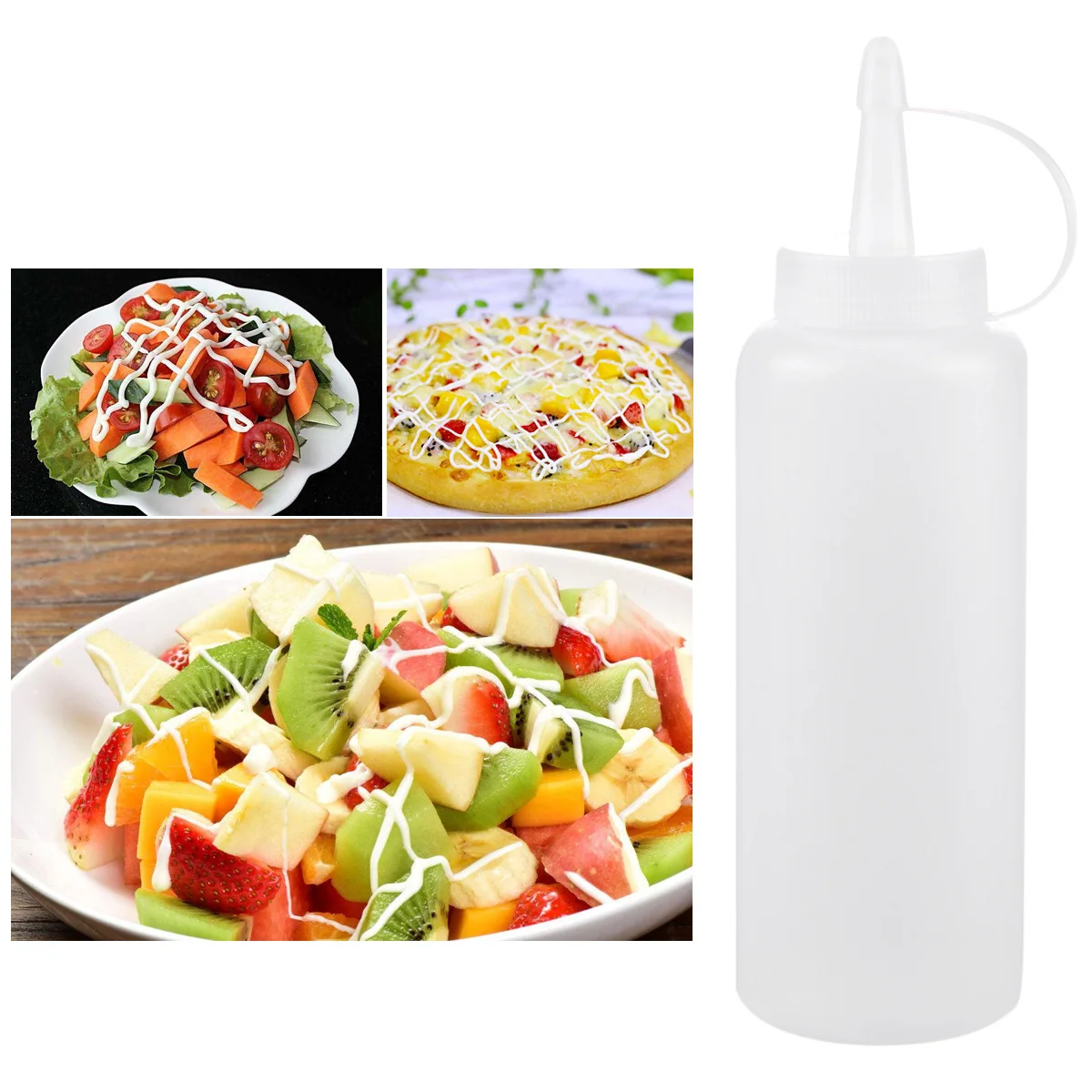 4pcs Condiment Squeeze Bottle Kitchen Sauce Container For Salad Dressing Seasoning Storage Practical Space-Saving Design
4pcs Condiment Squeeze Bottle Kitchen Sauce Container For Salad Dressing Seasoning Storage Practical Space-Saving Design