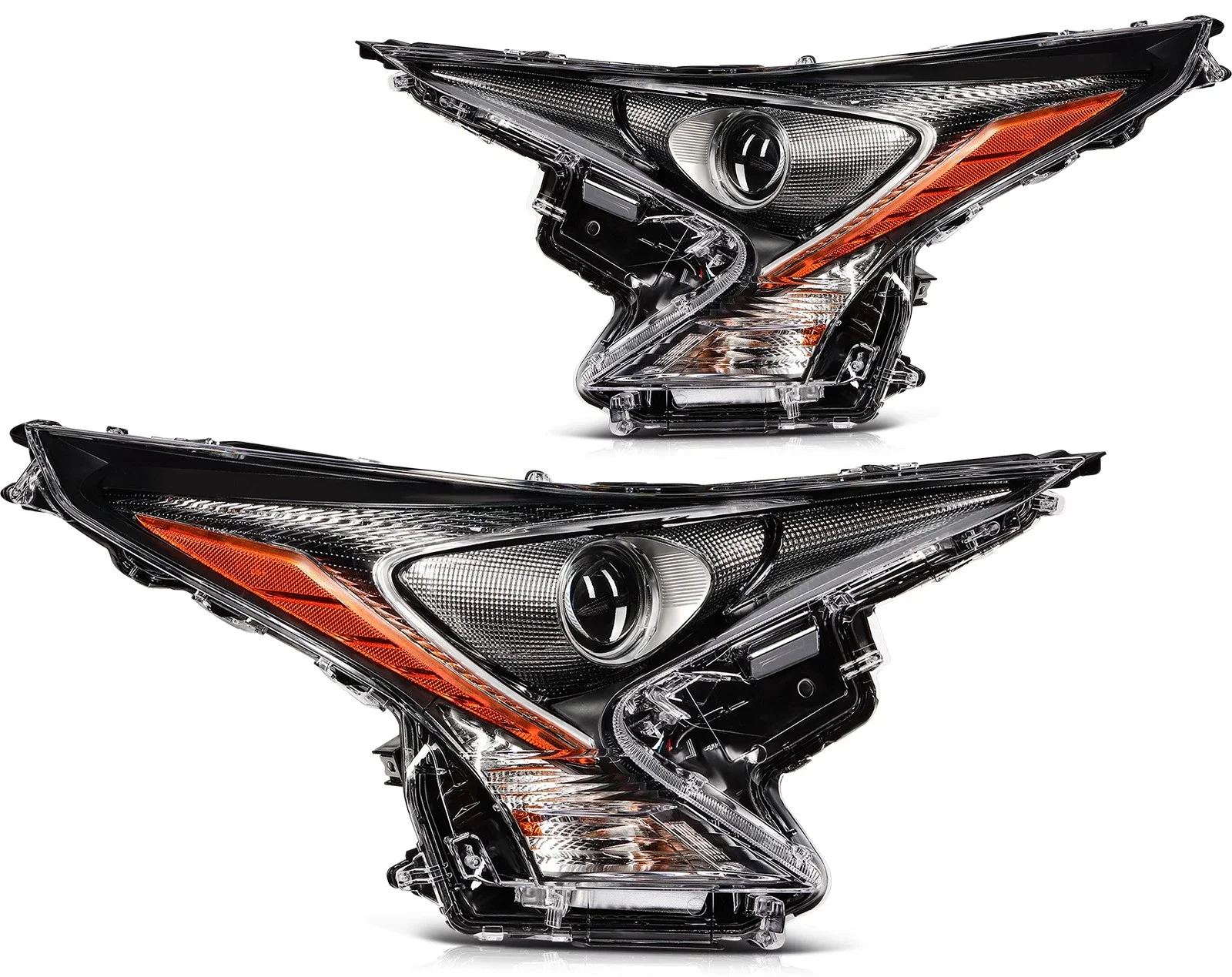 New 12V 6000K Headlights Assembly for 2016-2018 for with LED DRL Projector Left+Right Pair
New 12V 6000K Headlights Assembly for 2016-2018 for with LED DRL Projector Left+Right Pair