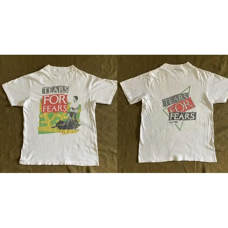 VINTAGE 80S TEARS FOR FEARS White All Size T Shirt AE116
VINTAGE 80S TEARS FOR FEARS White All Size T Shirt AE116