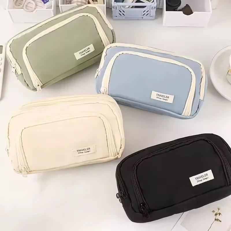 Holder Bag Large Capacity Pencil Bag Aesthetic School Cases Girl Korean Stationery Children Pen Case Students School Supplies
Holder Bag Large Capacity Pencil Bag Aesthetic School Cases Girl Korean Stationery Children Pen Case Students School Supplies