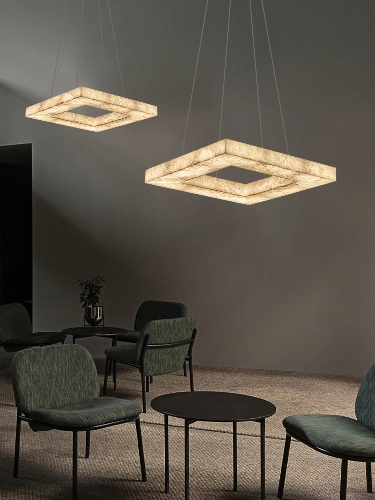 2025 Marble Series Rectangular Led Chandelier Pendant Light Suspension Luminaire Lampen Alabaster Hanging Light For Dinning Room
2025 Marble Series Rectangular Led Chandelier Pendant Light Suspension Luminaire Lampen Alabaster Hanging Light For Dinning Room