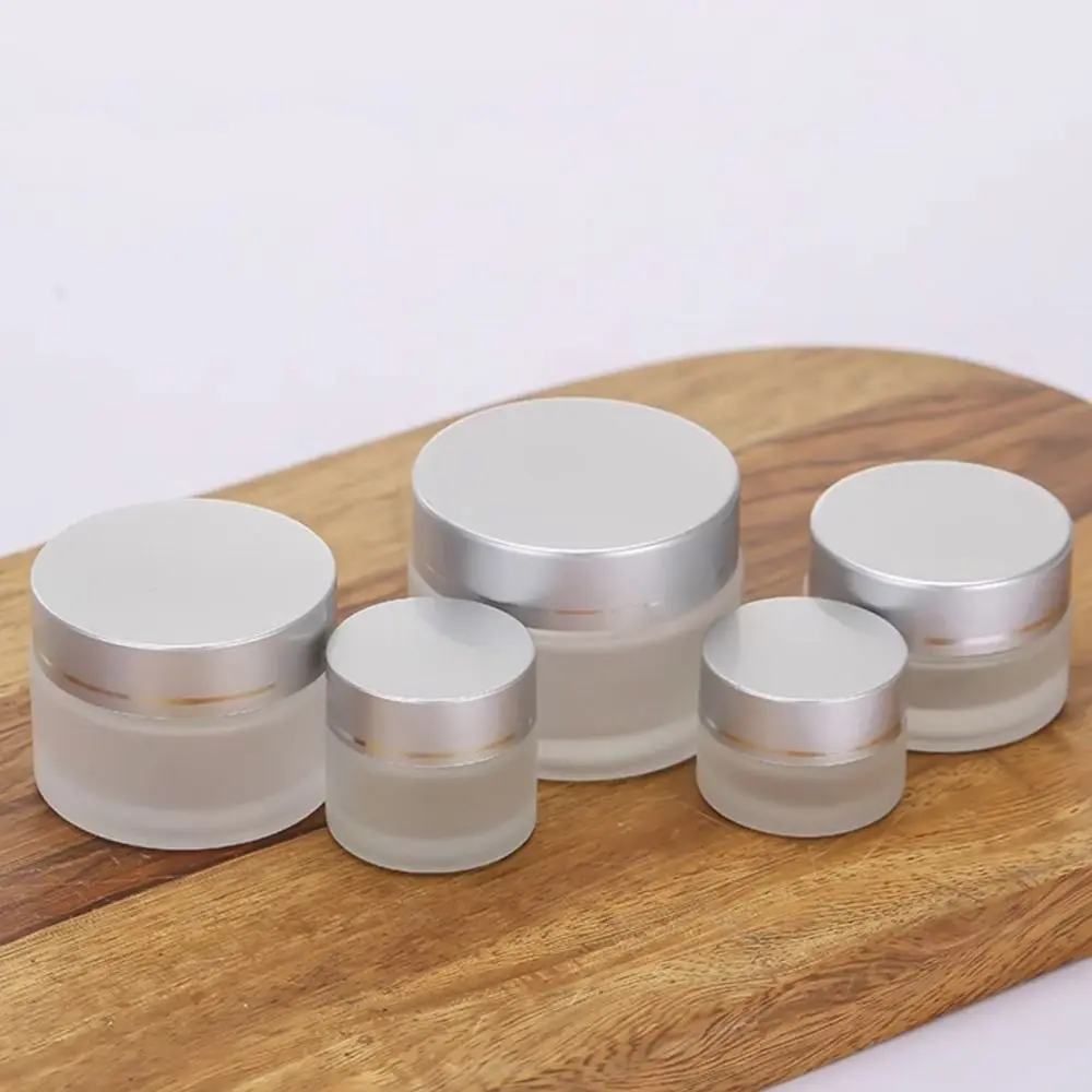 5-50g Frosted Glass Cream Jar Empty Silver/Gold/Black/White Face Cream Bottles Lip Balm Lotion Vials Makeup Jar
5-50g Frosted Glass Cream Jar Empty Silver/Gold/Black/White Face Cream Bottles Lip Balm Lotion Vials Makeup Jar