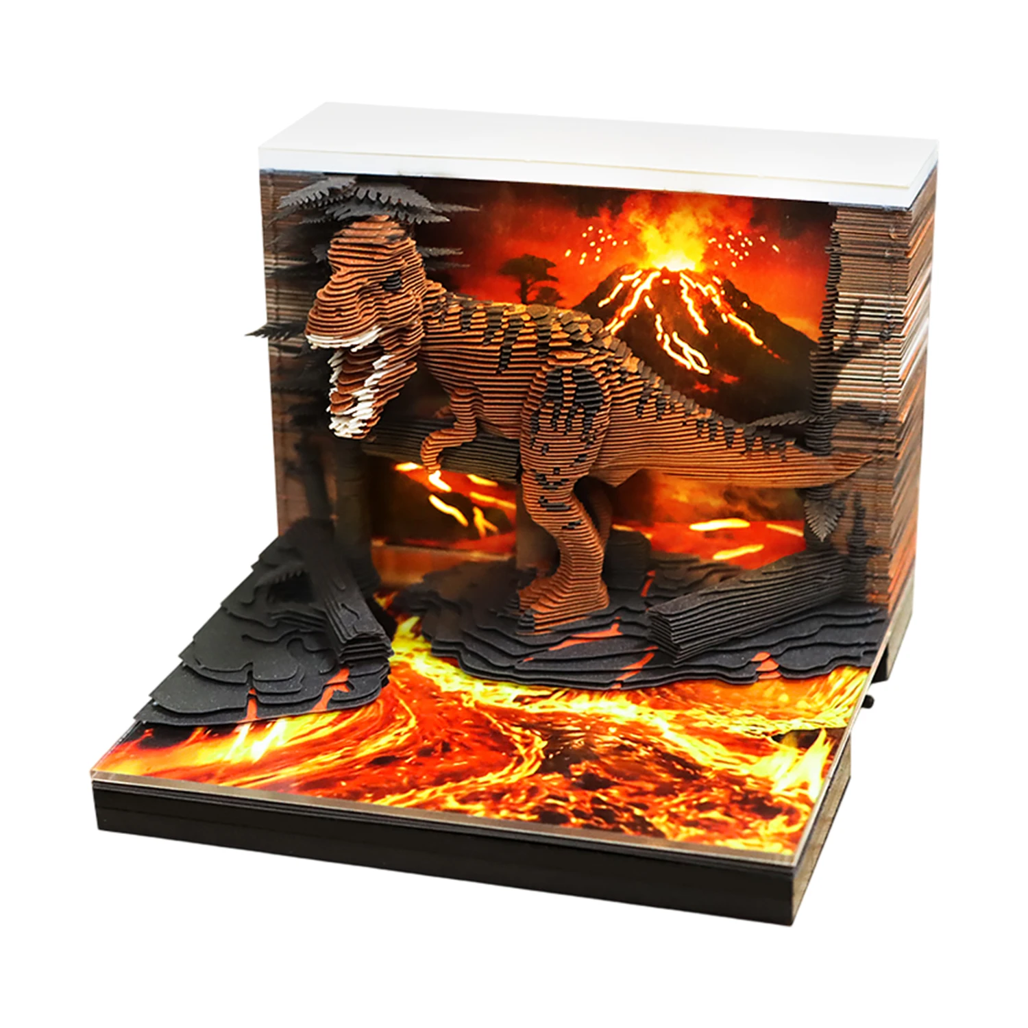 Time Piece Calendar 2027 Tyrannosaurus Rex 3D Calendar Paper Art Memo Pad 3D Tear-Away Desk Calendar For Kids Christmas Gifts
Time Piece Calendar 2027 Tyrannosaurus Rex 3D Calendar Paper Art Memo Pad 3D Tear-Away Desk Calendar For Kids Christmas Gifts
