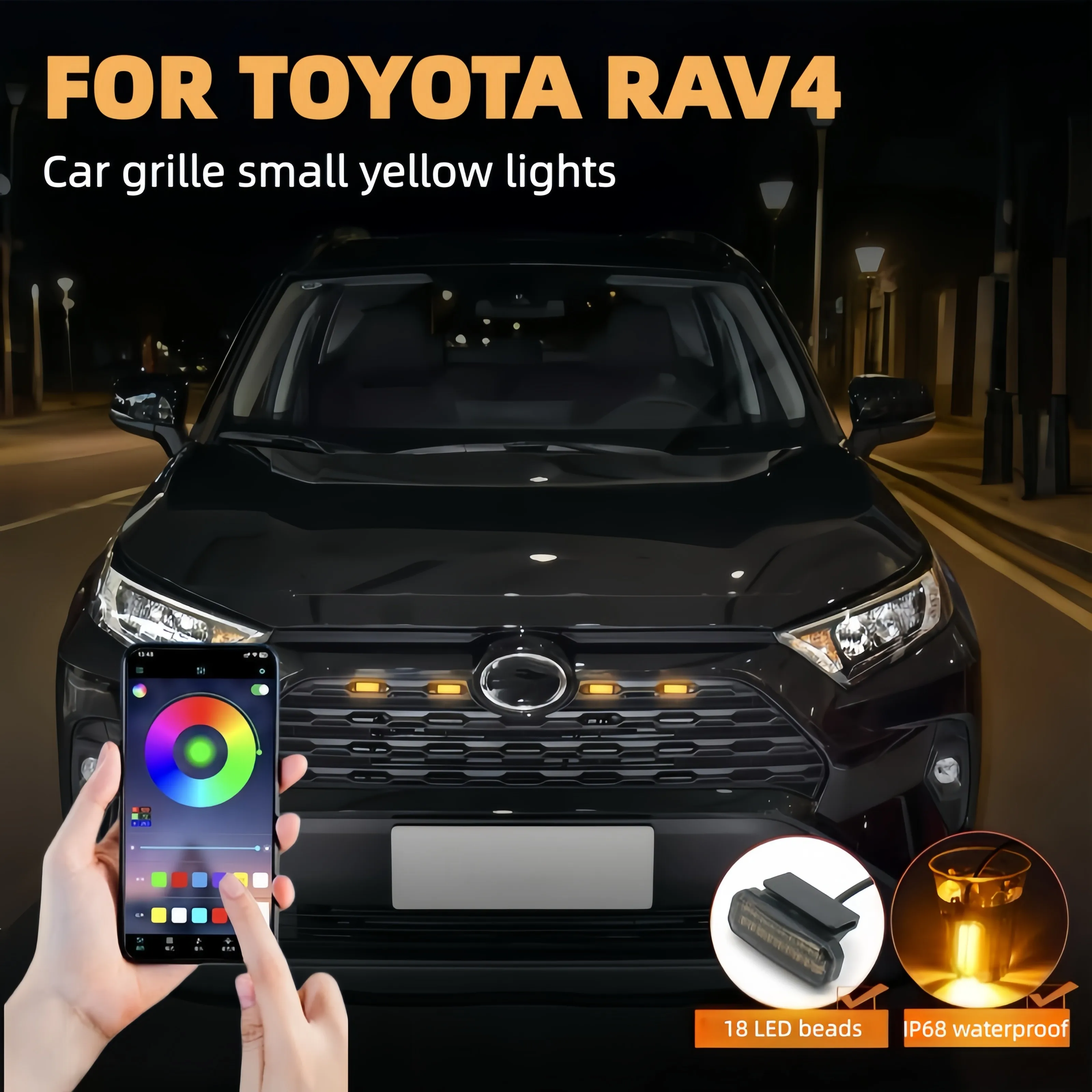 18LED Front Grille Light For Toyota RAV4 Car Daytime Running Light Wheel Eyebrow Lamp 12V
18LED Front Grille Light For Toyota RAV4 Car Daytime Running Light Wheel Eyebrow Lamp 12V