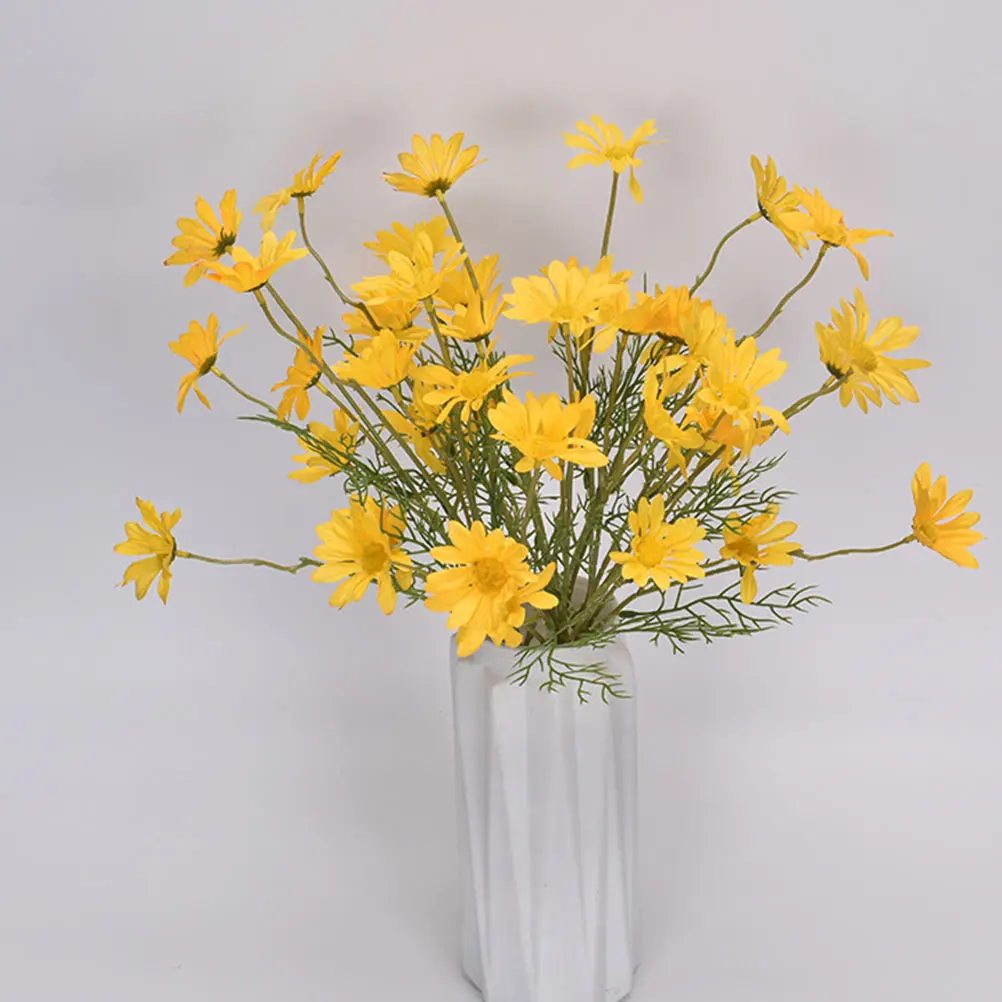6pcs Artificial Daisy Flower Decor Lifelike Simulation Chrysanthemums Silk Bouquet Wreath Plant Home Garden Party Accessories
6pcs Artificial Daisy Flower Decor Lifelike Simulation Chrysanthemums Silk Bouquet Wreath Plant Home Garden Party Accessories