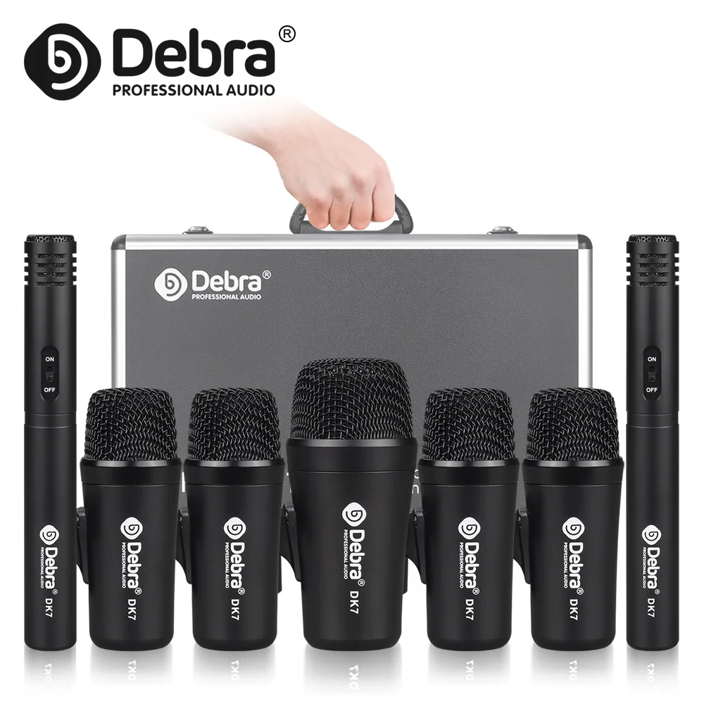 Набор микрофона Debra DK7 с проводным динамическим барабаном (полностью металлический), 7 шт.
Набор микрофона Debra DK7 с проводным динамическим барабаном (полностью металлический), 7 шт.