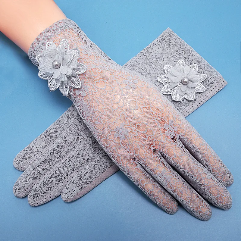 Women Sexy Short Thin Lace Ice Silk Sun Protection Gloves Non-slip Breathable Touch Screen Lady Driving Full Finger Mittens T284
Women Sexy Short Thin Lace Ice Silk Sun Protection Gloves Non-slip Breathable Touch Screen Lady Driving Full Finger Mittens T284