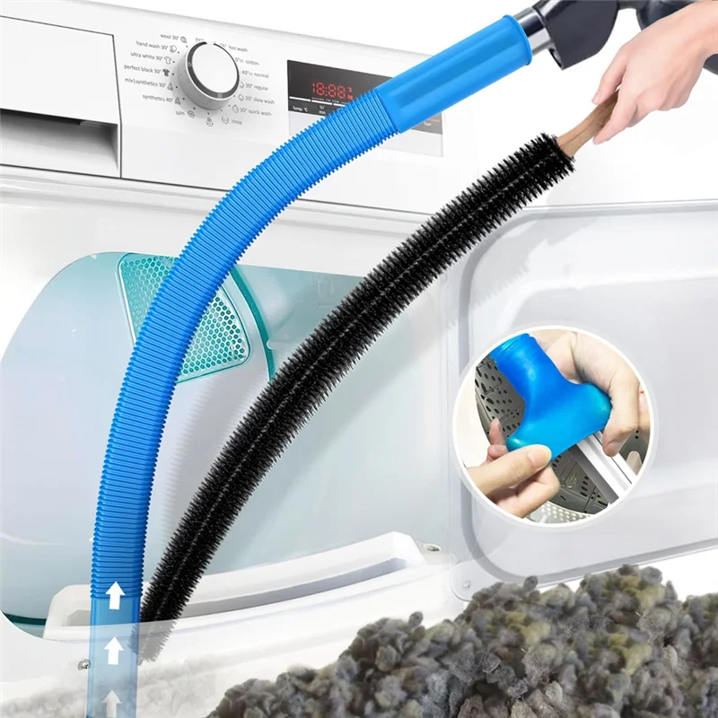 -ESTR Dryer Vent Cleaner Kit For Universal Vacuum,Hose Attachment And Lint Brush, Compatible With All Vacuum Cleaners
-ESTR Dryer Vent Cleaner Kit For Universal Vacuum,Hose Attachment And Lint Brush, Compatible With All Vacuum Cleaners