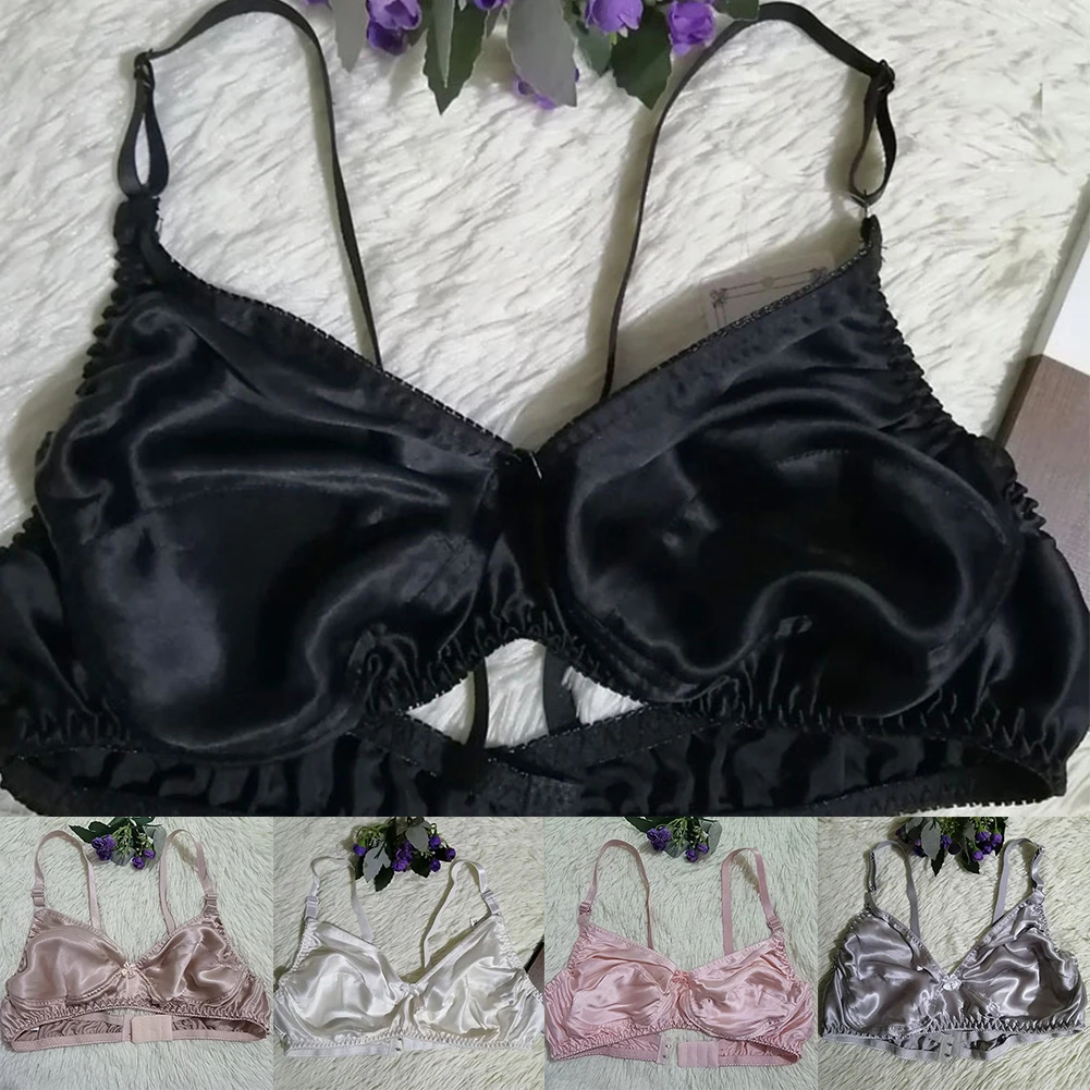 Женский шелковый тонкий бюстгальтер, однотонный бюстгальтер без косточек, мягкие бюстгальтеры с чашками 36C 38C 40C 44C 42C, нижнее белье, сексуальное горячее дышащее женское нижнее белье
Женский шелковый тонкий бюстгальтер, однотонный бюстгальтер без косточек, мягкие бюстгальтеры с чашками 36C 38C 40C 44C 42C, нижнее белье, сексуальное горячее дышащее женское нижнее белье