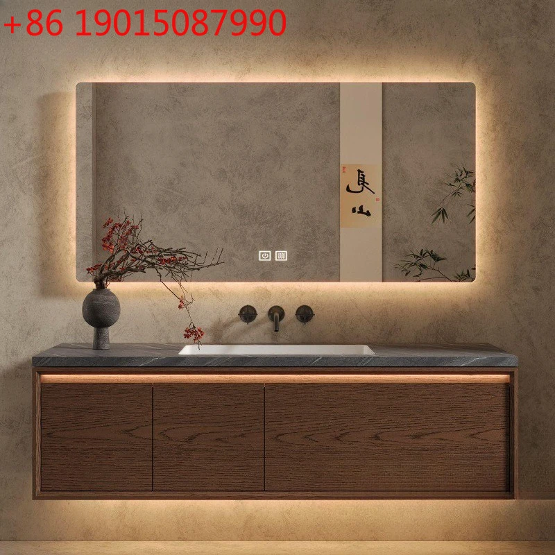 Средневековый шкаф для ванной комнаты из красного дуба, комбинация умной каменной плиты, горячий изгиб, встроенный умывальник для ванной комнаты
Средневековый шкаф для ванной комнаты из красного дуба, комбинация умной каменной плиты, горячий изгиб, встроенный умывальник для ванной комнаты