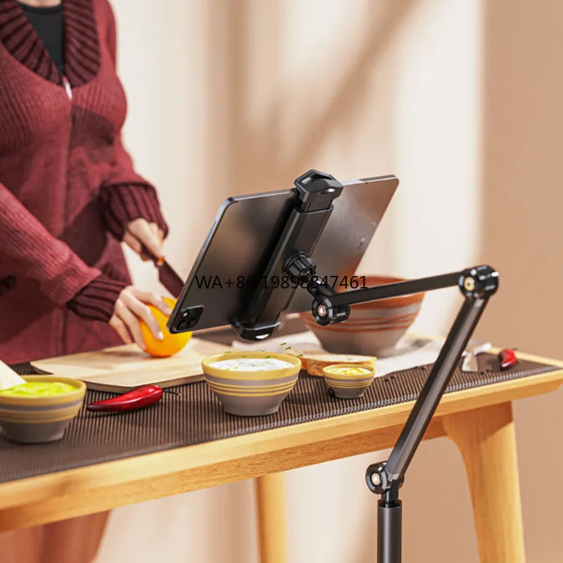 Lazy Arm Aluminum 360 Degree Swivel Tablet Floor Stand Adjustable Height Floor Stand for Tablet
Lazy Arm Aluminum 360 Degree Swivel Tablet Floor Stand Adjustable Height Floor Stand for Tablet