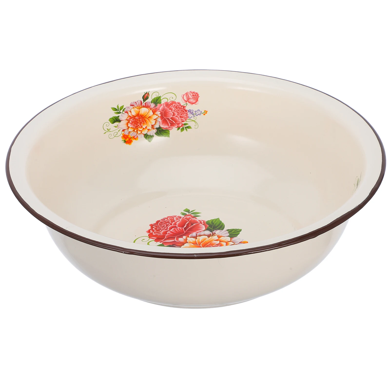 30CM Chinese Enamel Bowl Large Capacity Basin Vintage Mixing Bowls Kitchen Fruit Bowl Dough Baking Pan Enamelware Wash Basin 
30CM Chinese Enamel Bowl Large Capacity Basin Vintage Mixing Bowls Kitchen Fruit Bowl Dough Baking Pan Enamelware Wash Basin