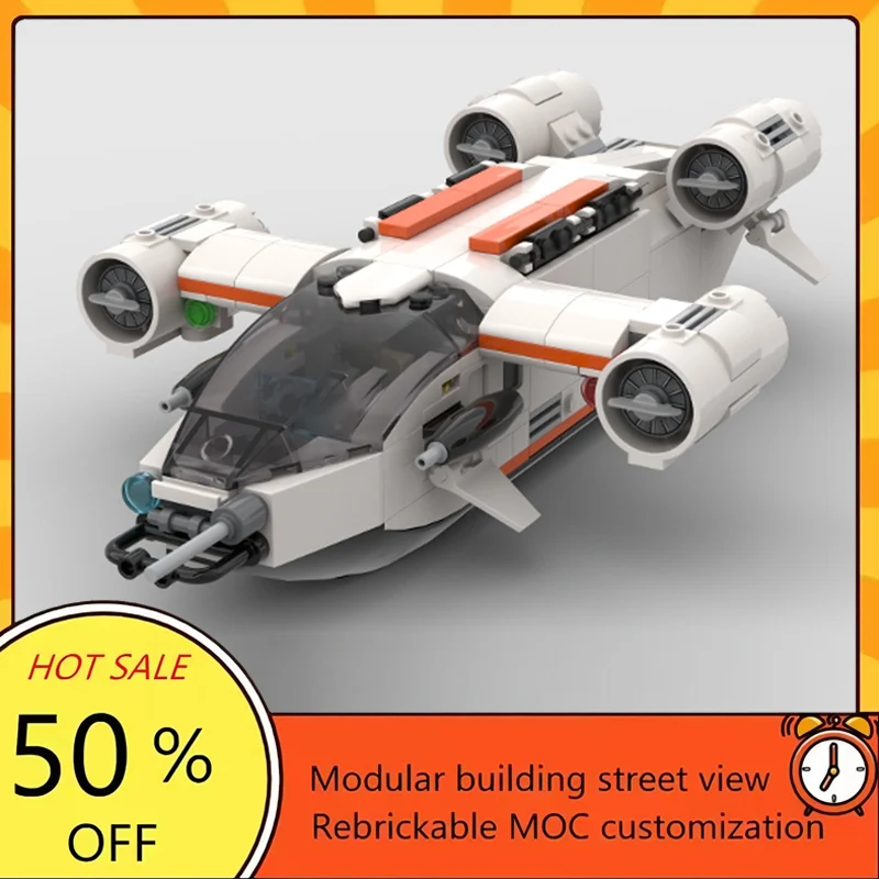 325PCS Popular Space War Movie Model MOC Building Bricks Spaceship Modular Technology Gifts Holiday Assemble Children Toy Suit
325PCS Popular Space War Movie Model MOC Building Bricks Spaceship Modular Technology Gifts Holiday Assemble Children Toy Suit