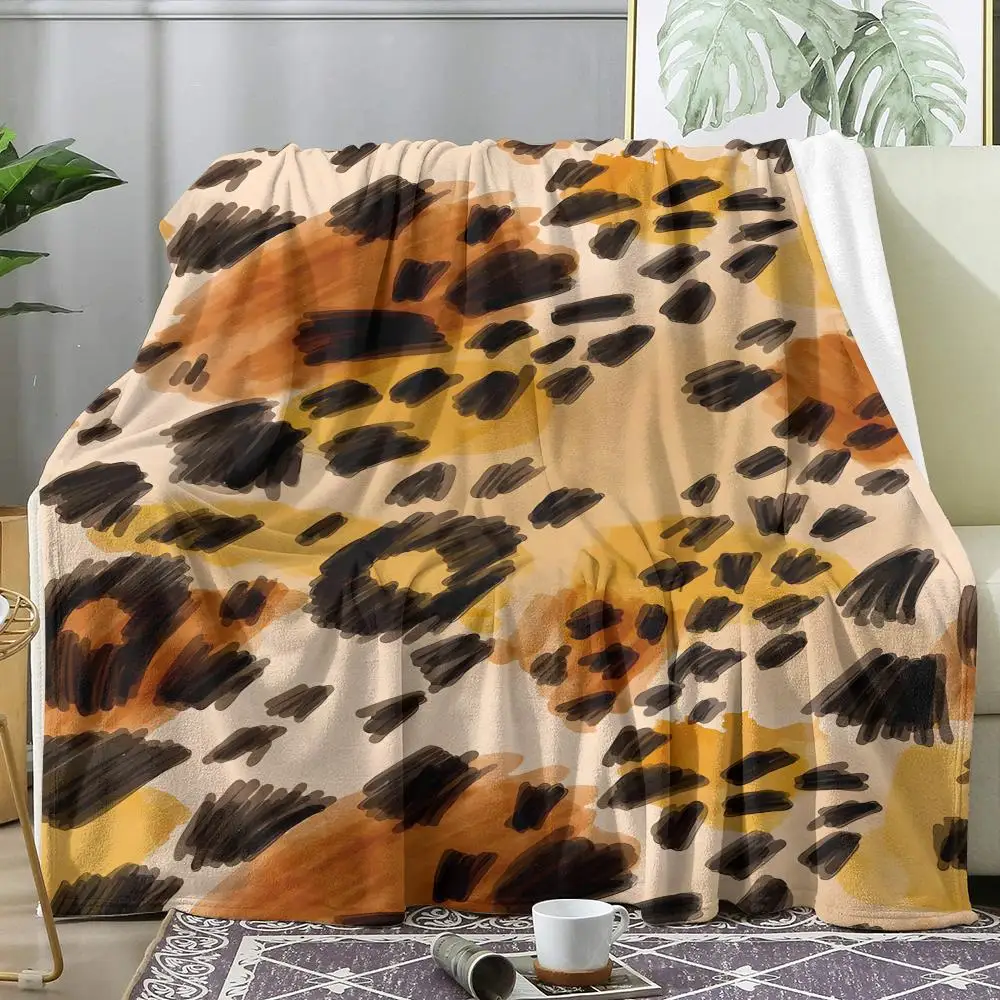 Wild Leopard Print Throw Soft Flannel AC Blanket Lightweight Summer Nap Throw Cozy Blanket for Sofa Bed Travel Home
Wild Leopard Print Throw Soft Flannel AC Blanket Lightweight Summer Nap Throw Cozy Blanket for Sofa Bed Travel Home
