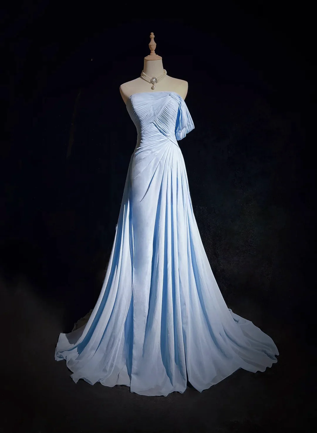 Sky Blue Chiffon Evening Dresses A-Line Customized Long Pleated Off the Shoulder Formal Occasion Celebrity Gowns 2025 New
Sky Blue Chiffon Evening Dresses A-Line Customized Long Pleated Off the Shoulder Formal Occasion Celebrity Gowns 2025 New