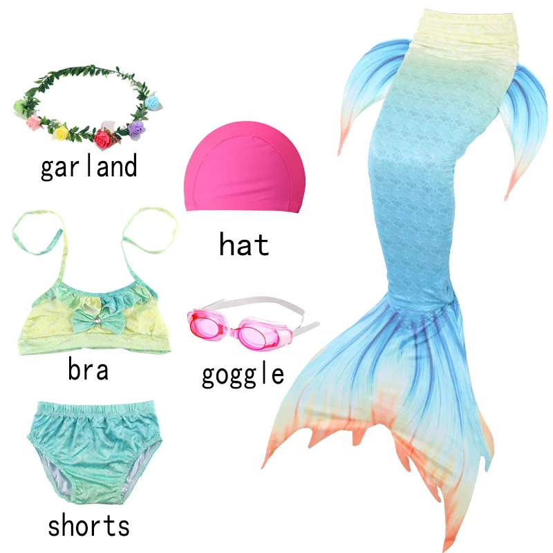 Christmas Mermaid Tail Swimwear for Girls Cosplay Costume Beachwear Bikini Swimming Swimsuit (Attached monofin)
Christmas Mermaid Tail Swimwear for Girls Cosplay Costume Beachwear Bikini Swimming Swimsuit (Attached monofin)