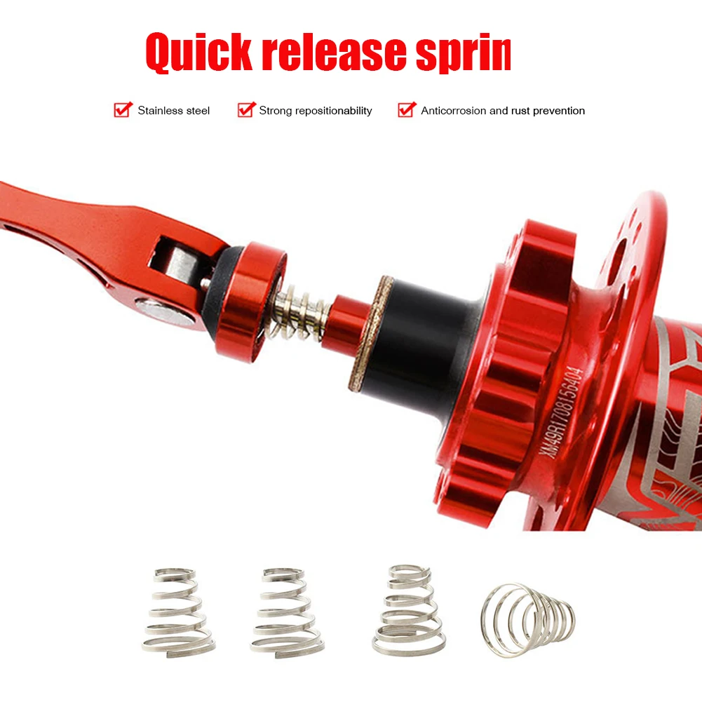 4Pcs Bike Quick Release Skewer Springs Replacement Metal Bicycle Front / Rear Wheel Skewer Springs Cycling Parts
4Pcs Bike Quick Release Skewer Springs Replacement Metal Bicycle Front / Rear Wheel Skewer Springs Cycling Parts