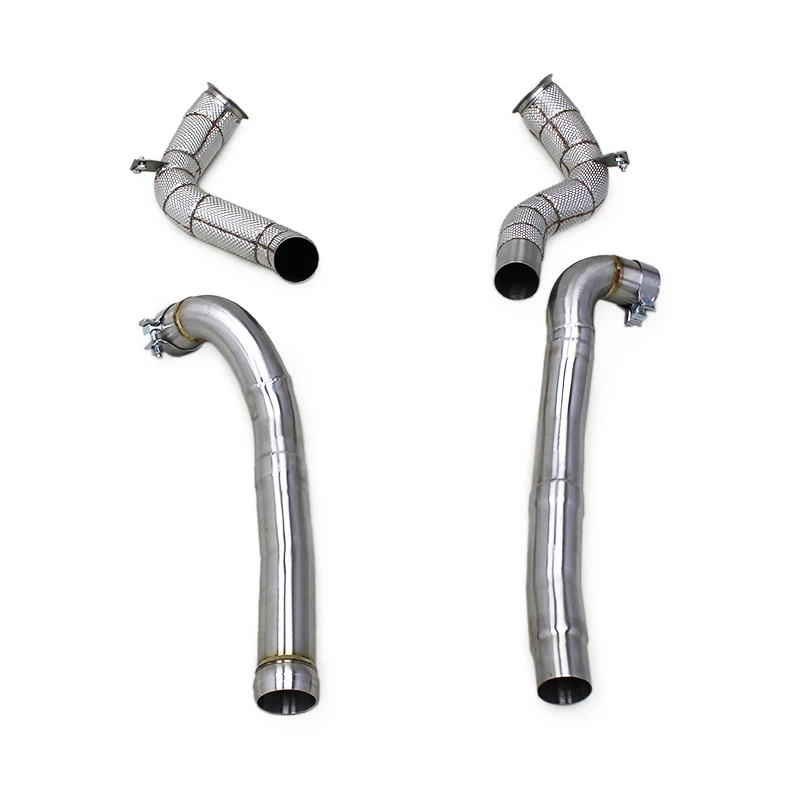 Exhaust Pipe System For Mercedes-Benz AMG GT GTS GTR GTC C190 4.0T 2014-2020 Enhanced Stainless Steel Sound Exhaust Downpipe
Exhaust Pipe System For Mercedes-Benz AMG GT GTS GTR GTC C190 4.0T 2014-2020 Enhanced Stainless Steel Sound Exhaust Downpipe