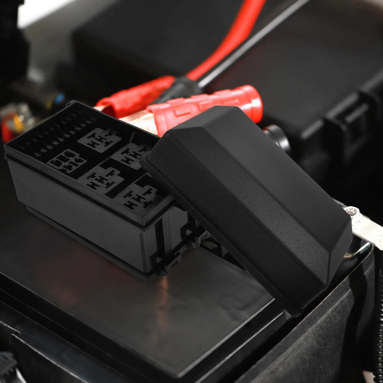 Fuse Block with Relay Holder Automotive Car Cover Distribution Center Module Blocks
Fuse Block with Relay Holder Automotive Car Cover Distribution Center Module Blocks