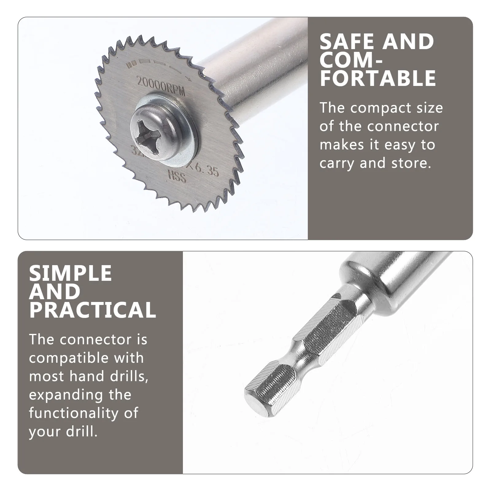 Saw Blade Connector Hexagonal Handle Drill Bit Adapter PVC Pipe Inside Multi-Functional Cutting Tool Different Blades
Saw Blade Connector Hexagonal Handle Drill Bit Adapter PVC Pipe Inside Multi-Functional Cutting Tool Different Blades