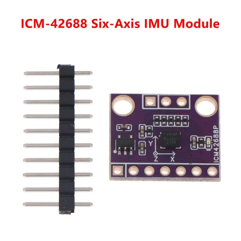 High PerformanceICM-42688 Six-Axis IMU Module 6-Axis Attitude Sensor Module Supports IIC SPI Driver
High PerformanceICM-42688 Six-Axis IMU Module 6-Axis Attitude Sensor Module Supports IIC SPI Driver