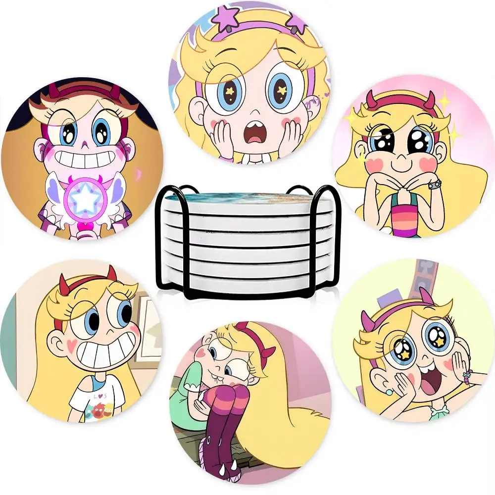 1pc Cartoon Star Vs The Forces Of Evil Wooden Coaster Colour Printing Cup Mat Home Desk Decoration Gifts
1pc Cartoon Star Vs The Forces Of Evil Wooden Coaster Colour Printing Cup Mat Home Desk Decoration Gifts