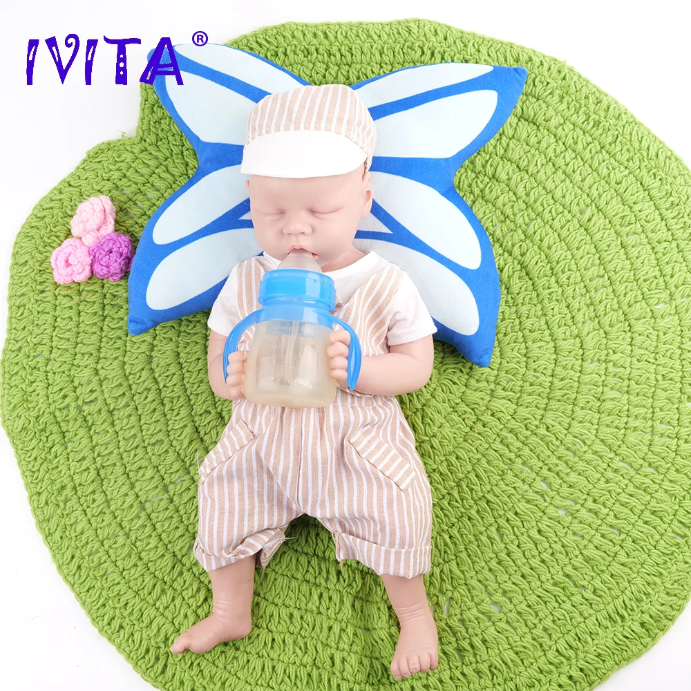 IVITA WB1565 18.11inch 100% Full Body Silicone Reborn Baby Doll Realistic Boy Dolls Unpainted Baby Toys with Pacifier for Kids
IVITA WB1565 18.11inch 100% Full Body Silicone Reborn Baby Doll Realistic Boy Dolls Unpainted Baby Toys with Pacifier for Kids