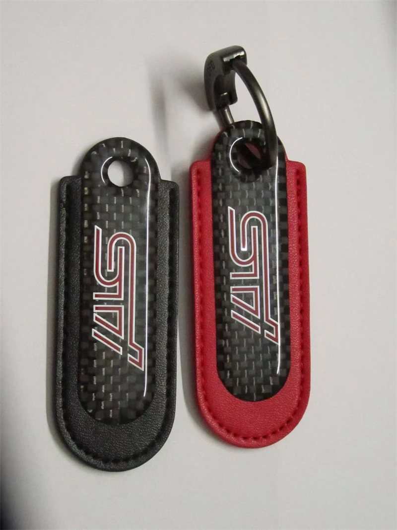 Subaru Forester STI Keychain Carbon Fiber Leather Set STI Keychain Fashion Sports Keychain Keyring
Subaru Forester STI Keychain Carbon Fiber Leather Set STI Keychain Fashion Sports Keychain Keyring