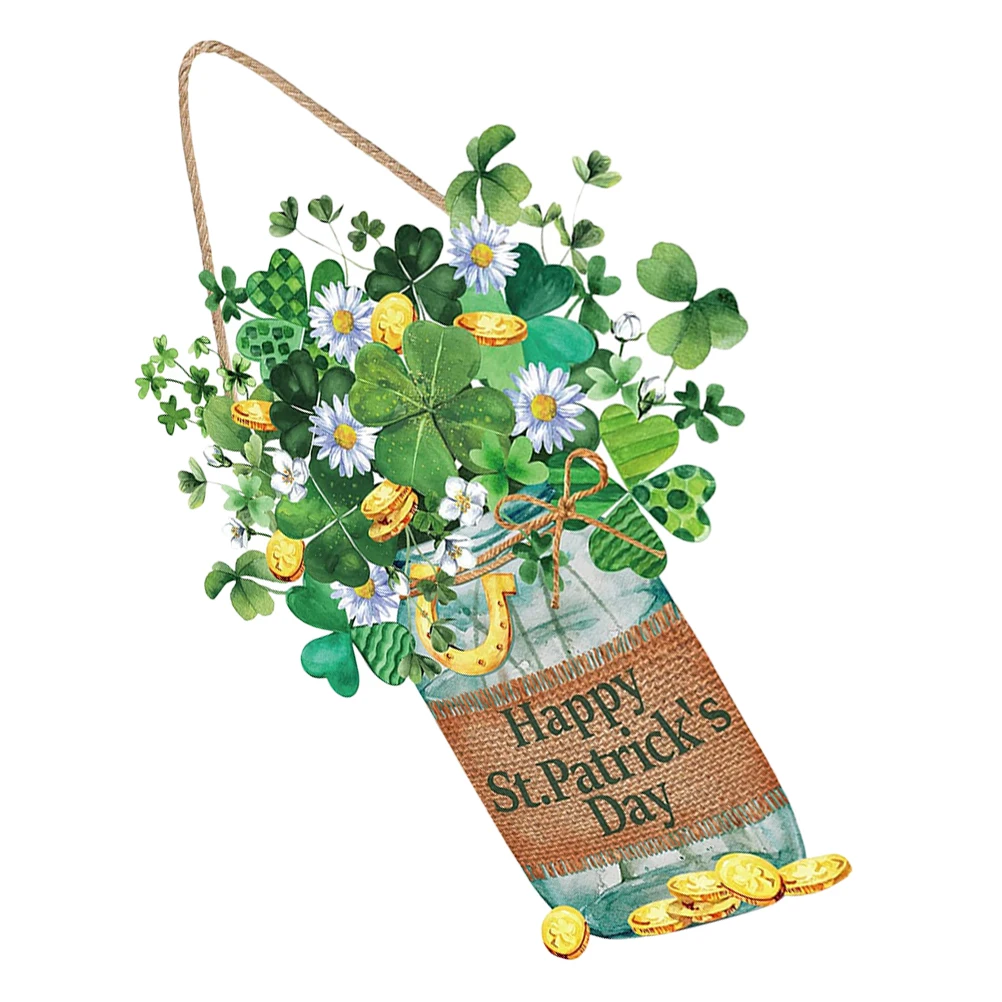 Saint Patrick's Door Hanging Decor Lightweight Safe Festive Patrick'S Day Door Sign Atmosphere Creative Design Wall nament
Saint Patrick's Door Hanging Decor Lightweight Safe Festive Patrick'S Day Door Sign Atmosphere Creative Design Wall nament