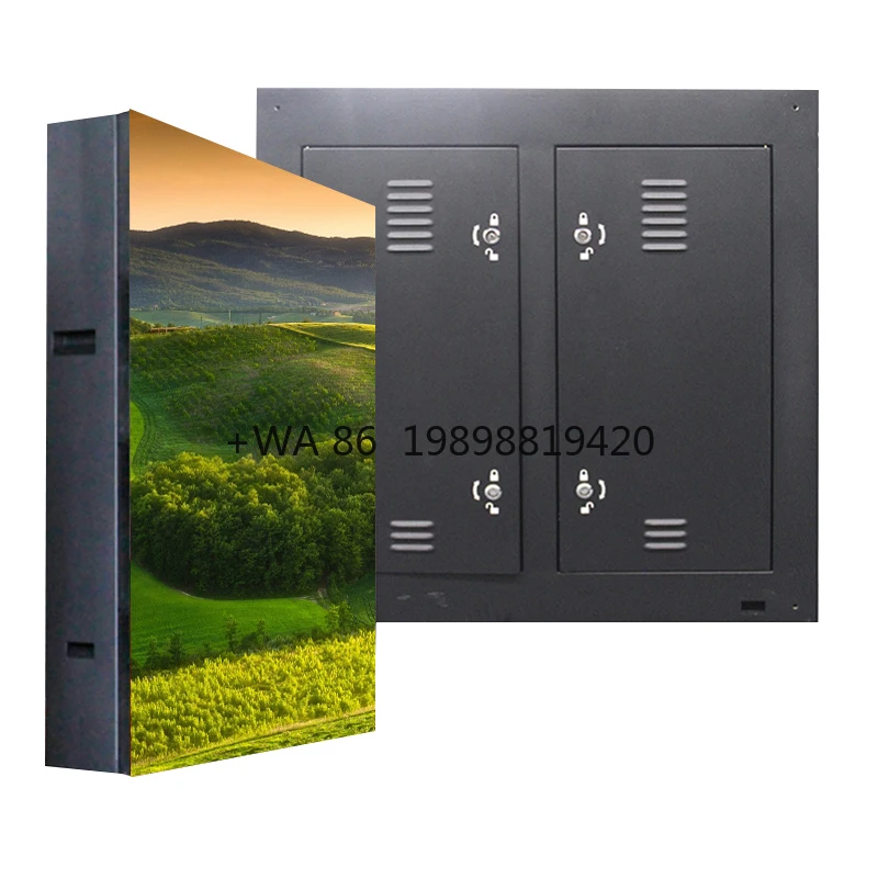 P5-P10 Светодиодные рекламные панели, технология чтения под солнечным светом, яркость 3000 кд, фиксированный Nereus, уличный железный шкаф 960x960 мм
P5-P10 Светодиодные рекламные панели, технология чтения под солнечным светом, яркость 3000 кд, фиксированный Nereus, уличный железный шкаф 960x960 мм