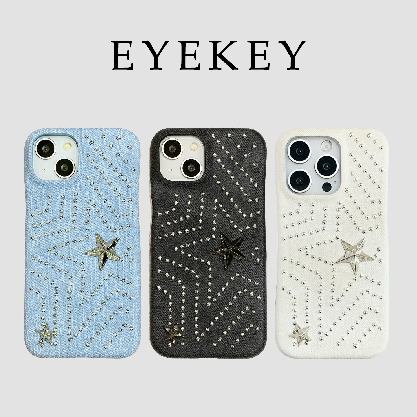 Three-dimensional rivet star-shaped phone case, suitable for Apple phones, full coverage protective case
Three-dimensional rivet star-shaped phone case, suitable for Apple phones, full coverage protective case