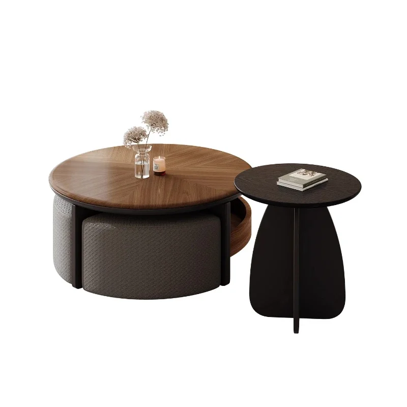 Small apartment multi-functional, storage portable storage chair, light luxury retro coffee table combination
Small apartment multi-functional, storage portable storage chair, light luxury retro coffee table combination