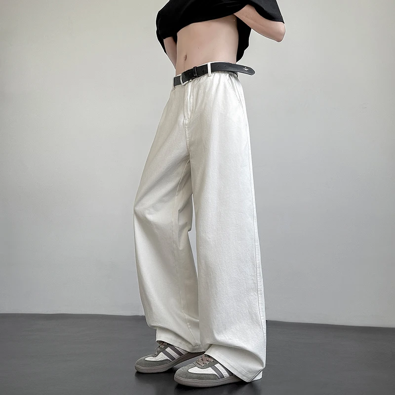 American Wide Leg Washed Jeans Spring Men's Pure Cotton Baggy Casual Pants Classic Solid Color Daily Streetwear Youth Trousers
American Wide Leg Washed Jeans Spring Men's Pure Cotton Baggy Casual Pants Classic Solid Color Daily Streetwear Youth Trousers