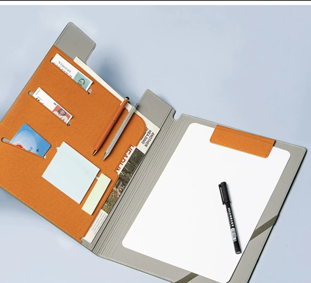 New Multi-functional A4 whiteboard magnetic folder with storage pocket, business office negotiation folder convenient folder
New Multi-functional A4 whiteboard magnetic folder with storage pocket, business office negotiation folder convenient folder