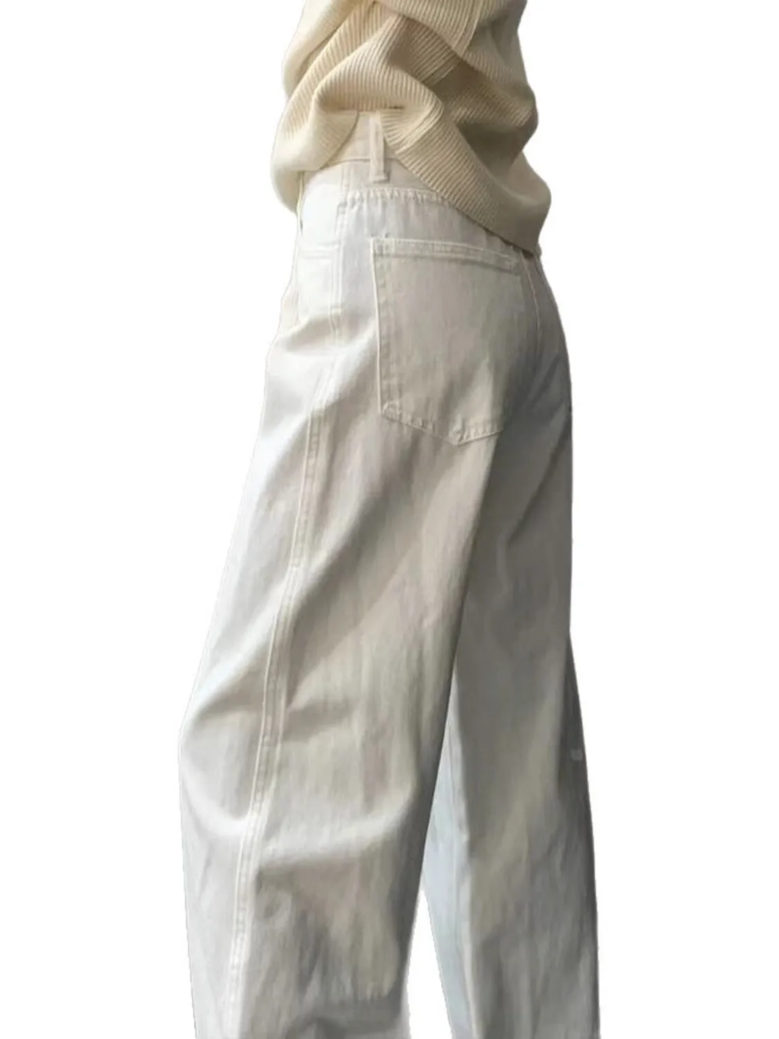 Side Seam Wide Leg Jeans Women High Waist Relaxed Denim Pants Cream Light Blue Stretch Two Lengths Slimming Fit
Side Seam Wide Leg Jeans Women High Waist Relaxed Denim Pants Cream Light Blue Stretch Two Lengths Slimming Fit
