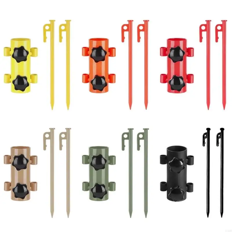 69HB Portable Tent Holder Tube Canopy Rod Fixed Tube with Tent Pegs Tent Fixed Stand
69HB Portable Tent Holder Tube Canopy Rod Fixed Tube with Tent Pegs Tent Fixed Stand