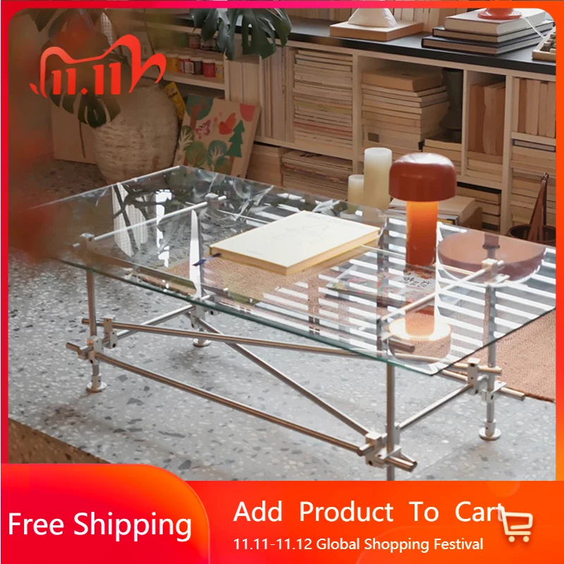 Clear Transparent Coffee Table Unique Organizer Industrial Quality Coffee Table Modern Minimalist Decoration Meubles Furniture
Clear Transparent Coffee Table Unique Organizer Industrial Quality Coffee Table Modern Minimalist Decoration Meubles Furniture