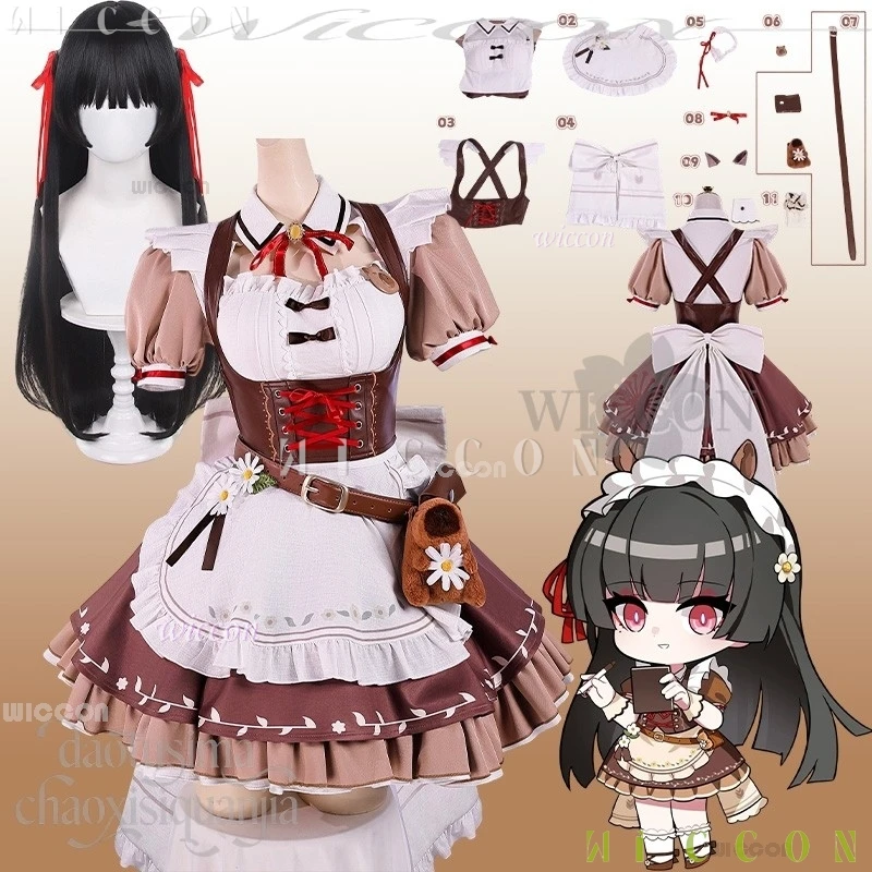 Disfraz CHISA корейский кафе кроссовер косплей аниме игра Zenless Zone Zero костюмы Kawaii аксессуары deguisement Adulte
Disfraz CHISA корейский кафе кроссовер косплей аниме игра Zenless Zone Zero костюмы Kawaii аксессуары deguisement Adulte