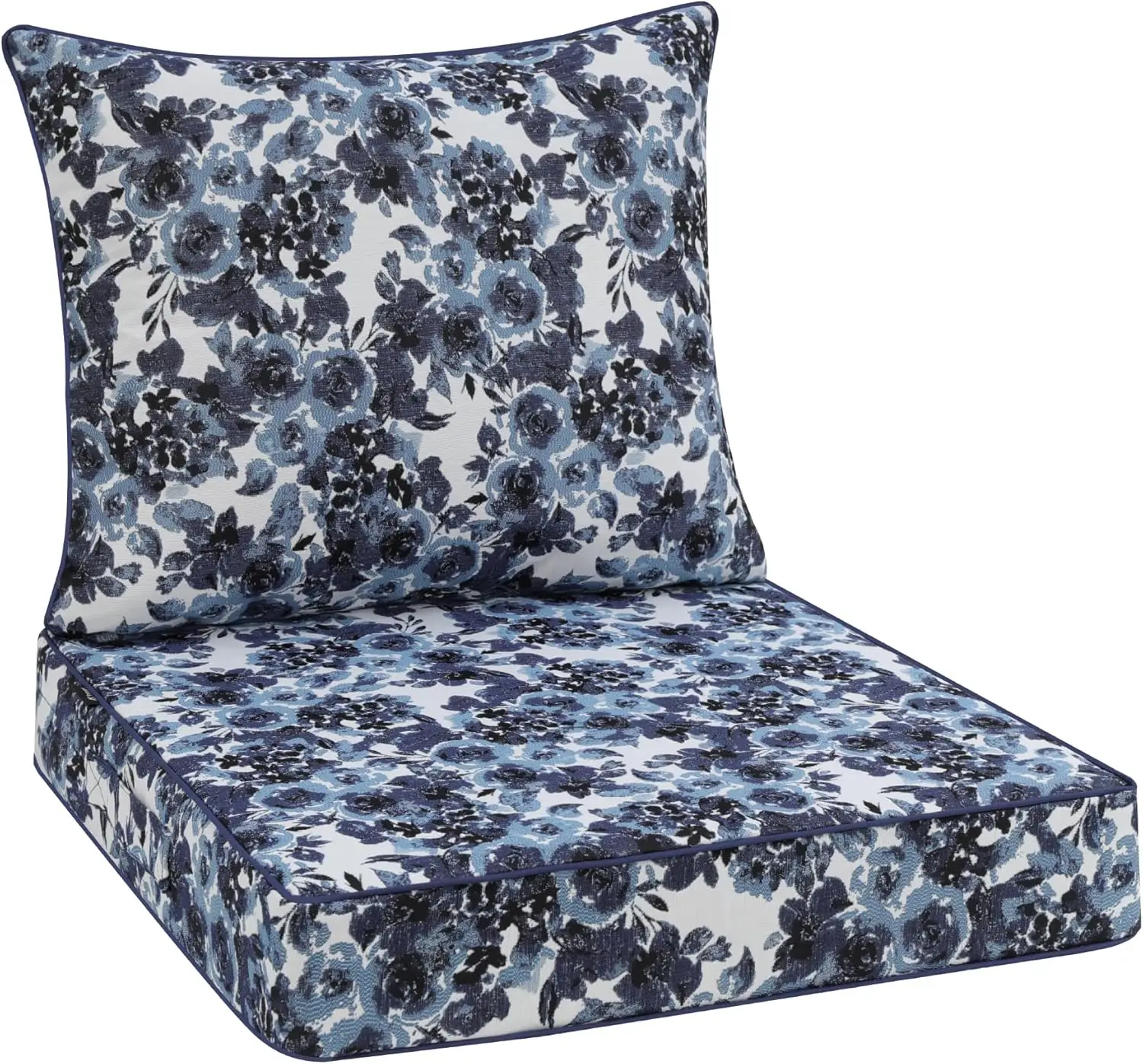 24x24x4 in Outdoor Seat Cushion with Fade Resistant Jacquard Cover, Waterproof Patio Cushion Set with Back Cushion and
24x24x4 in Outdoor Seat Cushion with Fade Resistant Jacquard Cover, Waterproof Patio Cushion Set with Back Cushion and