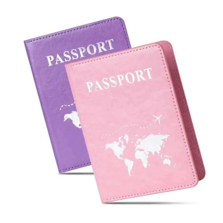 2 Pcs Passport holders Ultra Slim passport wallet PU Leather Passport Cover for Women and Men…
2 Pcs Passport holders Ultra Slim passport wallet PU Leather Passport Cover for Women and Men…