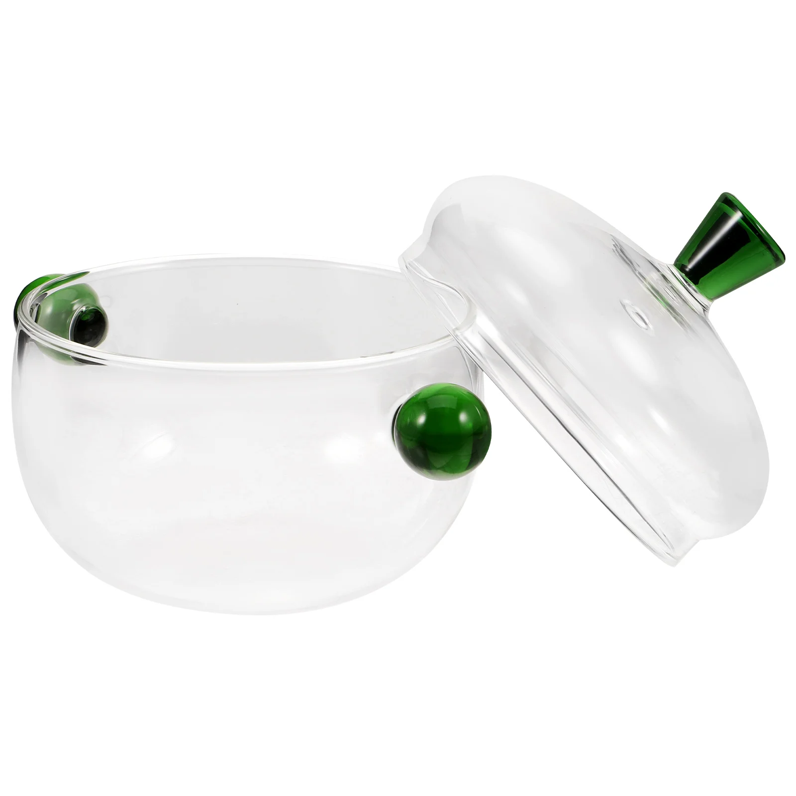 350Ml Glass Stew Bowl Steaming Egg Pot Double Handle Soup Dish for Kitchen Home Restaurant Use Clear Cooking Pot with Lid
350Ml Glass Stew Bowl Steaming Egg Pot Double Handle Soup Dish for Kitchen Home Restaurant Use Clear Cooking Pot with Lid