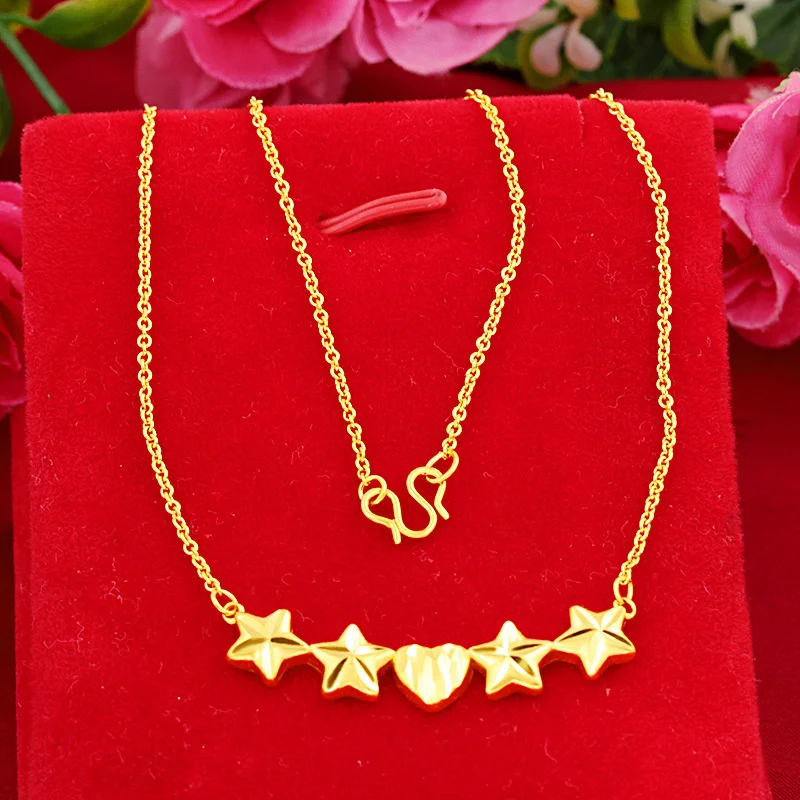 Au750 18K Lucky Star Пентаграмма Little Love женское ожерелье модный стиль цепочка на ключицы ювелирные изделия подарок
Au750 18K Lucky Star Пентаграмма Little Love женское ожерелье модный стиль цепочка на ключицы ювелирные изделия подарок