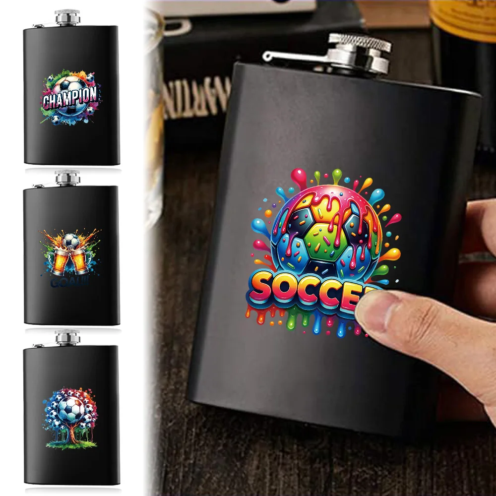 Solid Black Matte Hip Flask Pocket Size Leak Resistant Alcohol Container Portable Whiskey Flask For Hiking Party Soccer Pattern
Solid Black Matte Hip Flask Pocket Size Leak Resistant Alcohol Container Portable Whiskey Flask For Hiking Party Soccer Pattern