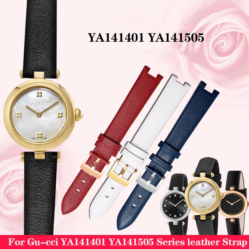 For Gu-cci Women's Cowhide Watchband Strap YA141401 YA141505 Ar-mani AR11200 Notched GC Leather Watch Chain 12*4mm 14*4mm 14*5mm
For Gu-cci Women's Cowhide Watchband Strap YA141401 YA141505 Ar-mani AR11200 Notched GC Leather Watch Chain 12*4mm 14*4mm 14*5mm