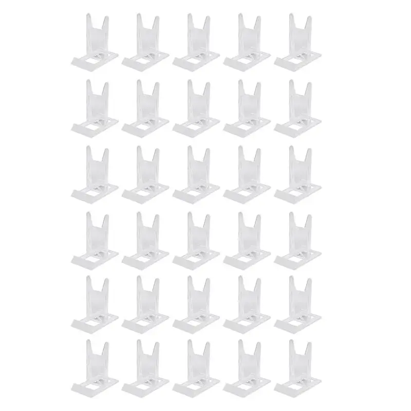 AEE4-30Pcs Tray Rack Clear Stand Frame Holder Stand Plastic Clear Plates Holder Metal Brackets Clear Display Shelf
AEE4-30Pcs Tray Rack Clear Stand Frame Holder Stand Plastic Clear Plates Holder Metal Brackets Clear Display Shelf