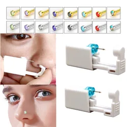 1pc Disposable Nose Piercing Gun with Nose Stud-Asepsis Safe Self Nose Piercing Machine Nose Piercer Set 1pc Disposable Nose Piercing Gun with Nose Stud-Asepsis Safe Self Nose Piercing Machine Nose Piercer Set
